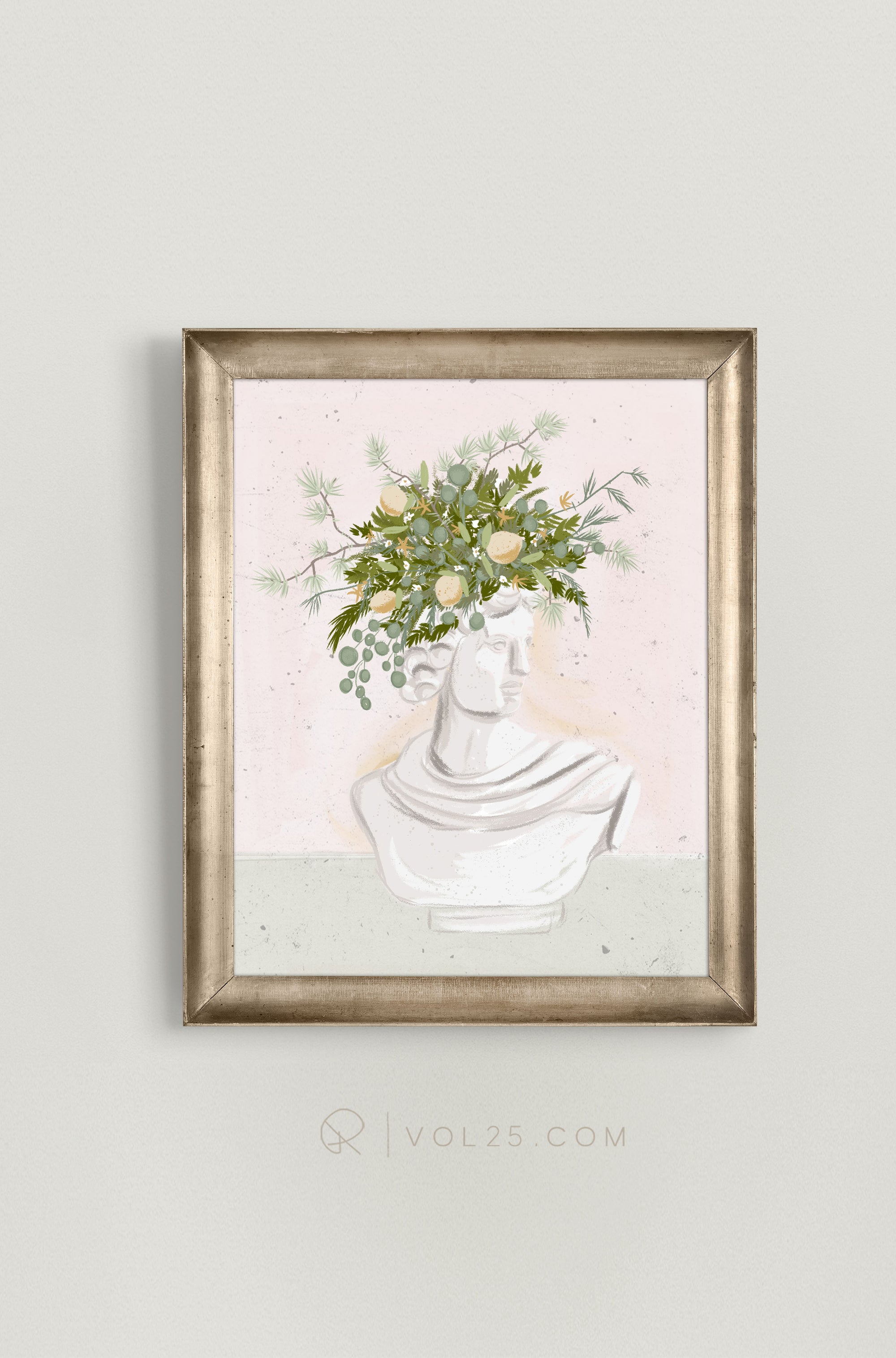 Cypress | Textured Cotton Canvas Art Print, several sizes | VOL25