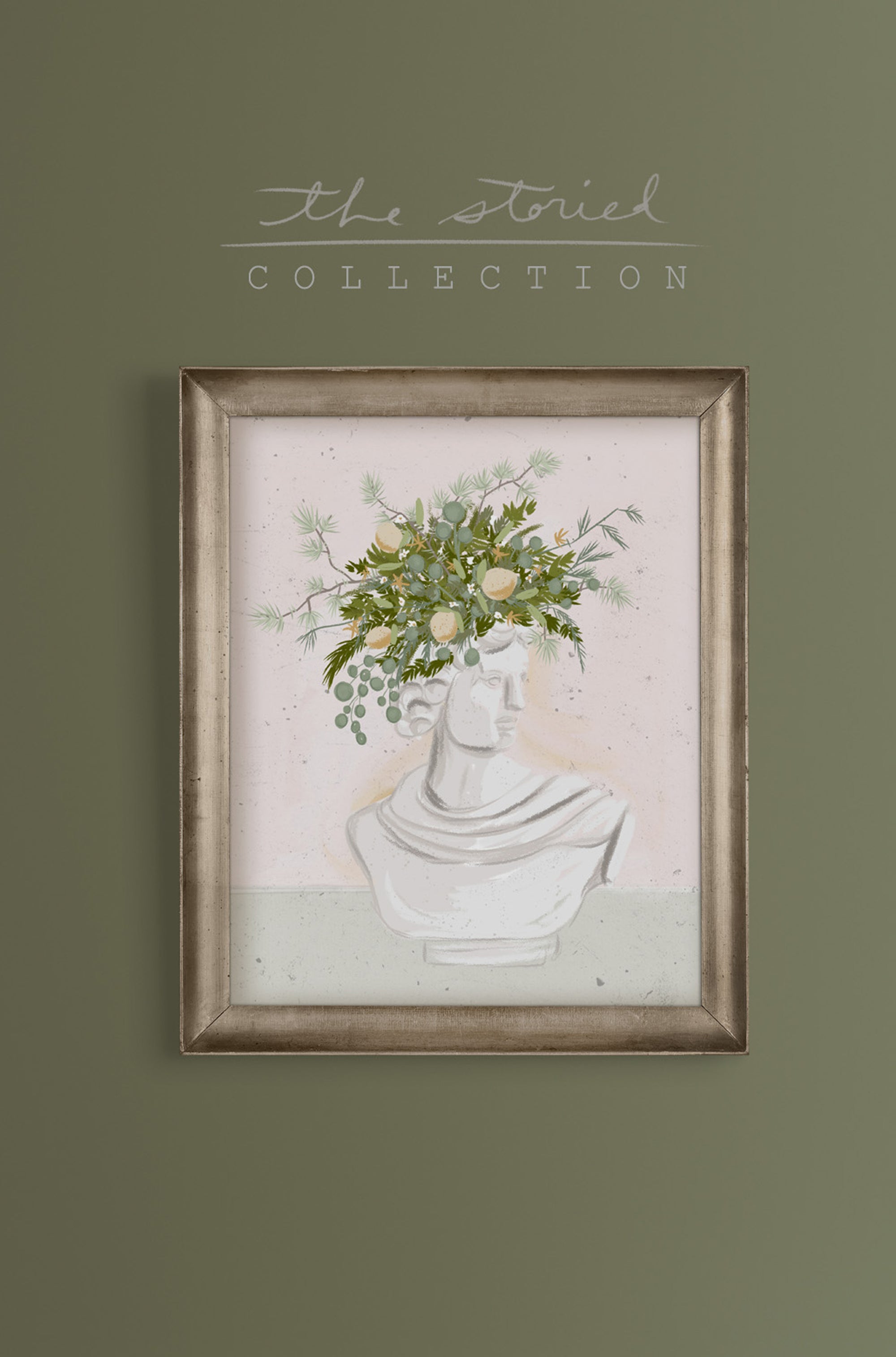 Cypress | Textured Cotton Canvas Art Print, several sizes | VOL25