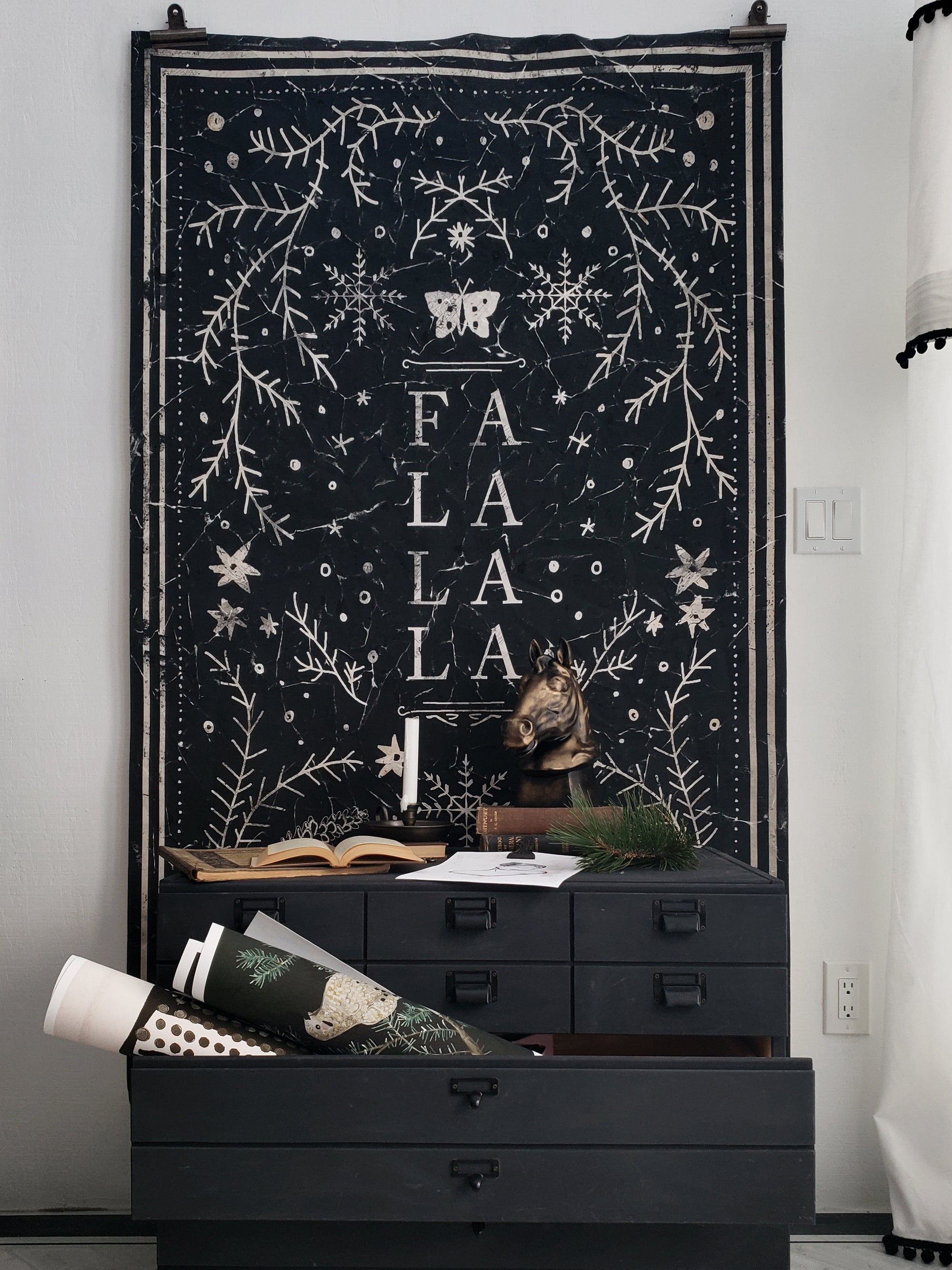 FA LA LA |  Canvas Hand Distressed Tapestry | more options