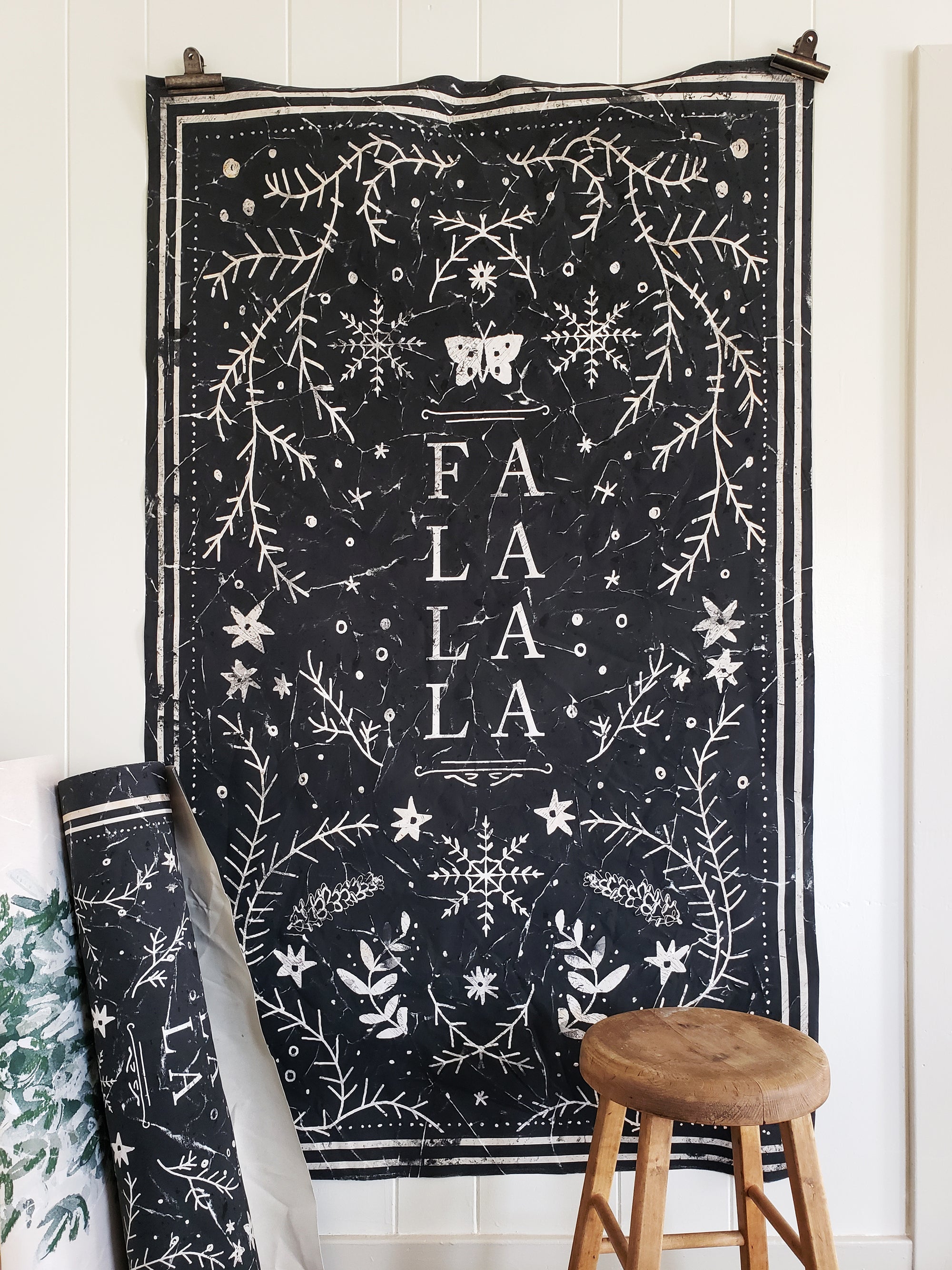 FA LA LA |  Canvas Hand Distressed Tapestry | more options