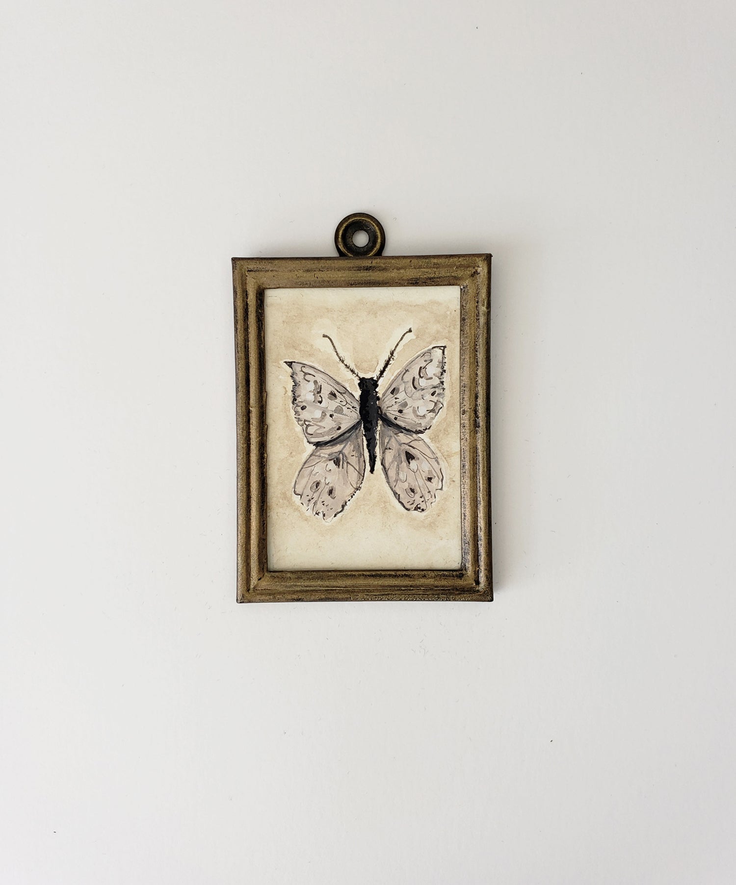 Original Miniature art in a vintage inspired frame | 024 JOSEPHINE