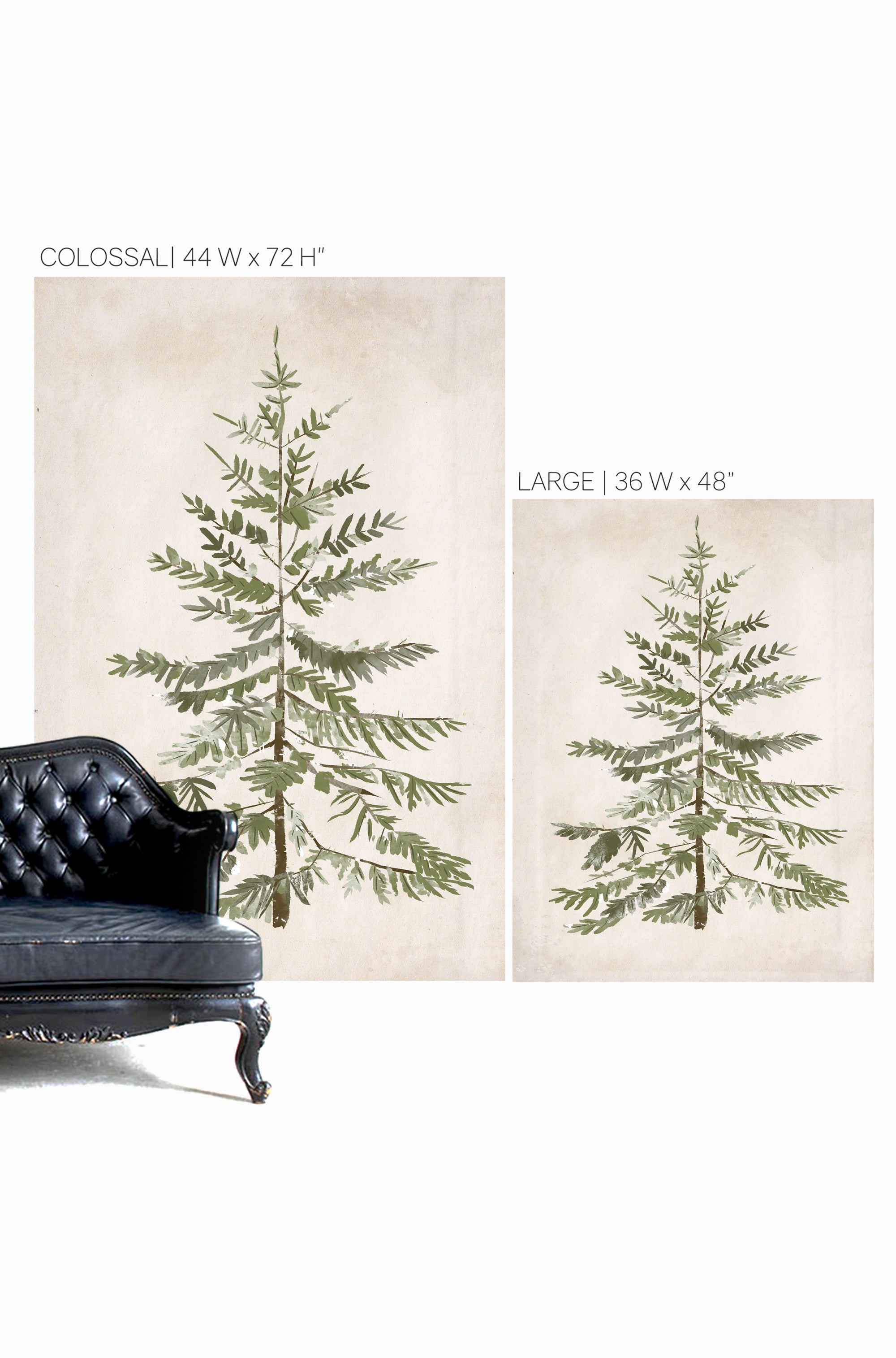 Towering Fir |  Canvas distressed Tapestry | more options